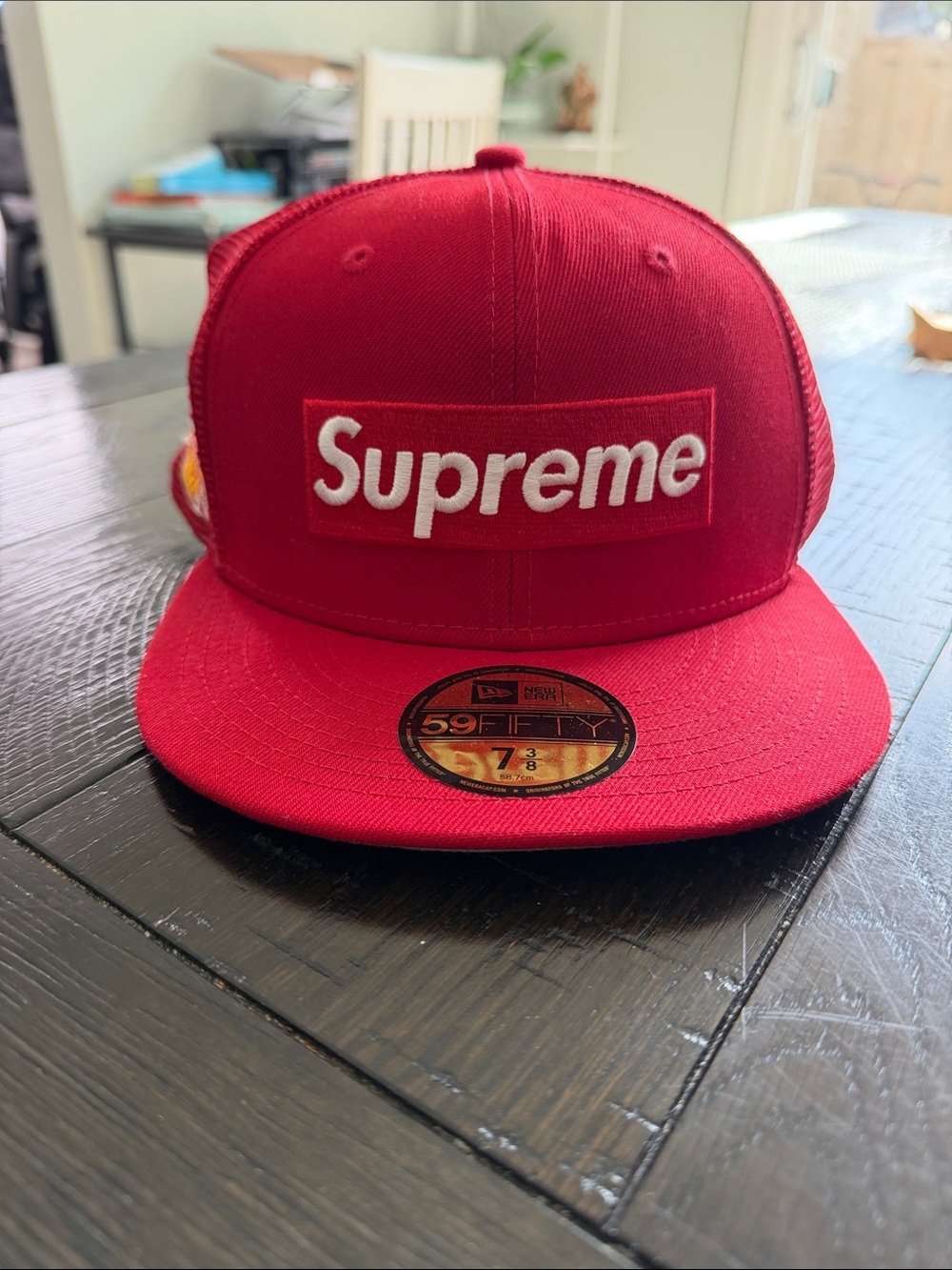 Supreme Red Box Logo Snapback Hat